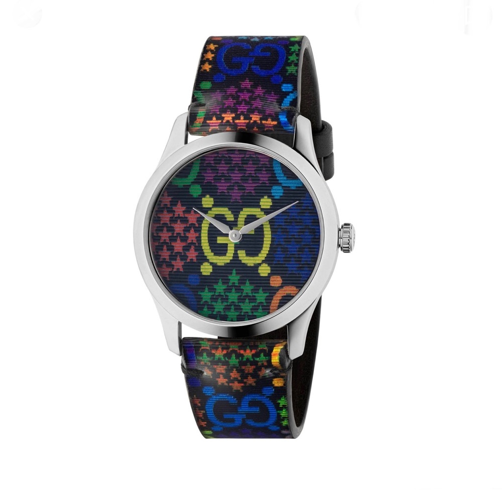 GUCCI Psychedelic G-Timeless Watch 38mm Unisex - Picture 1 of 14